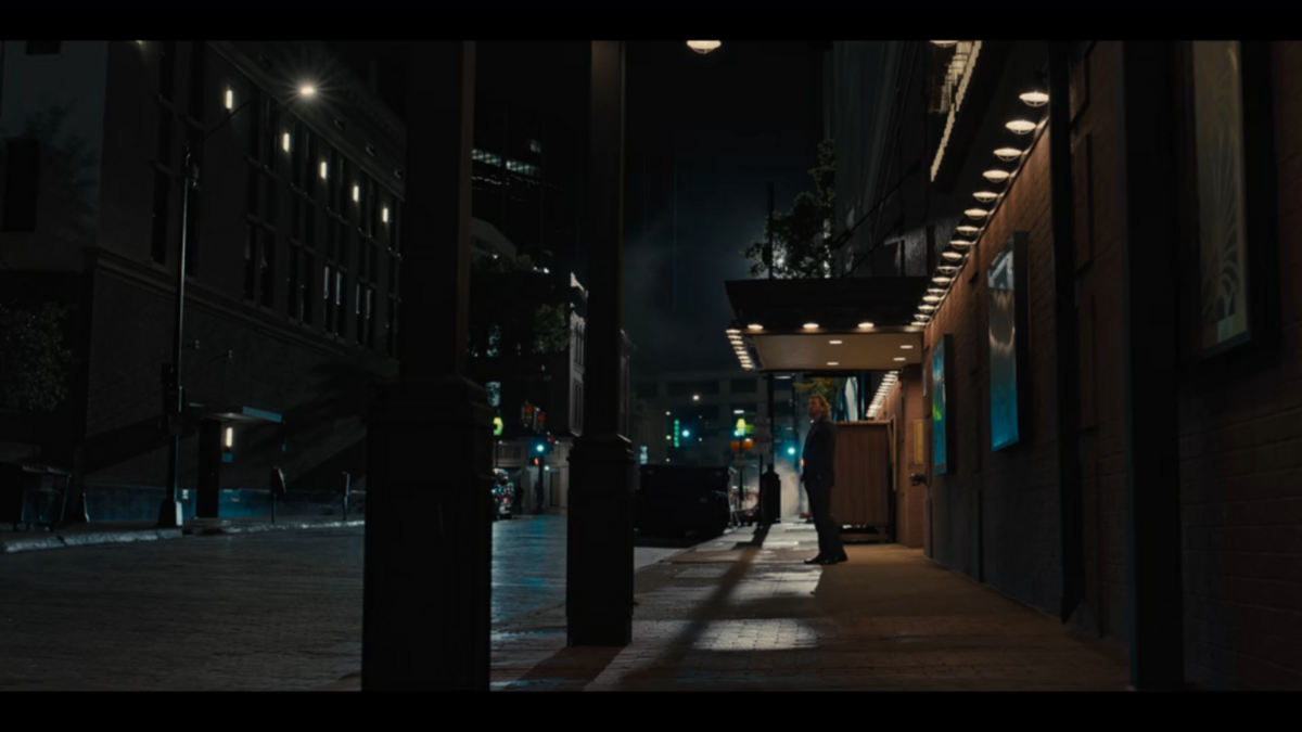 The outside of Del Frisco’s Double Eagle Steakhouse in downtown Fort Worth appears in “Lioness” season 3, episode 2.